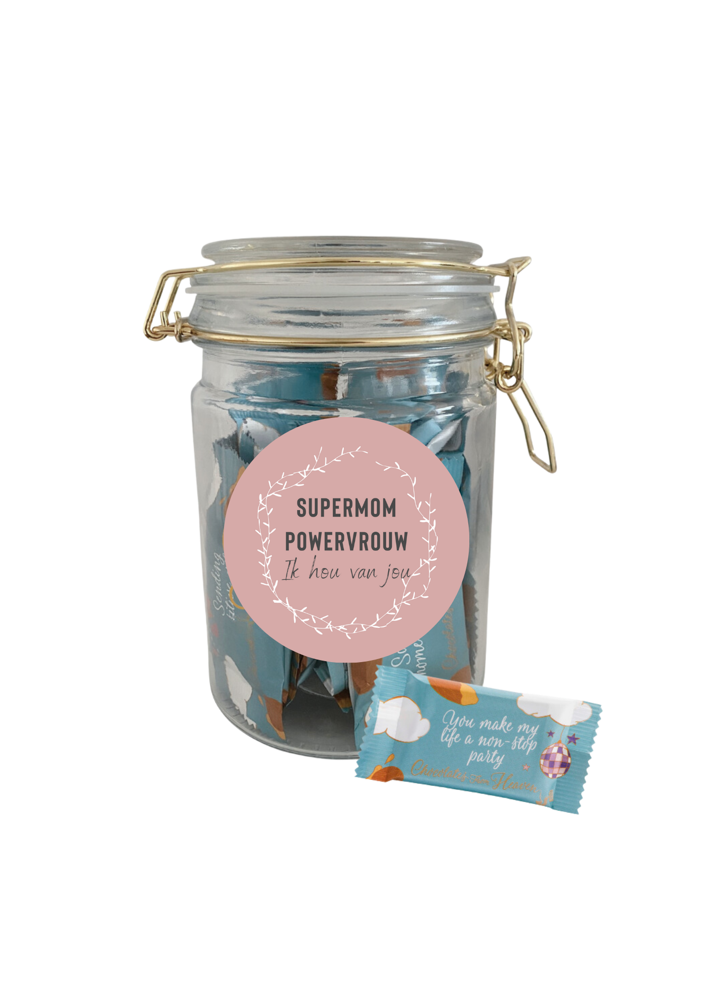 Chocolates from Heaven happiness bowl - milk caramel almond seasalt SUPERMOM