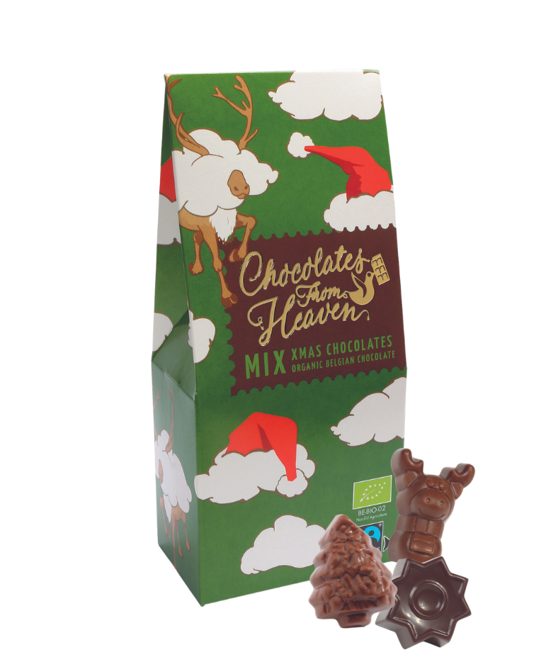 Chocolates from Heaven - Christmas pralines milk & dark chocolate praline