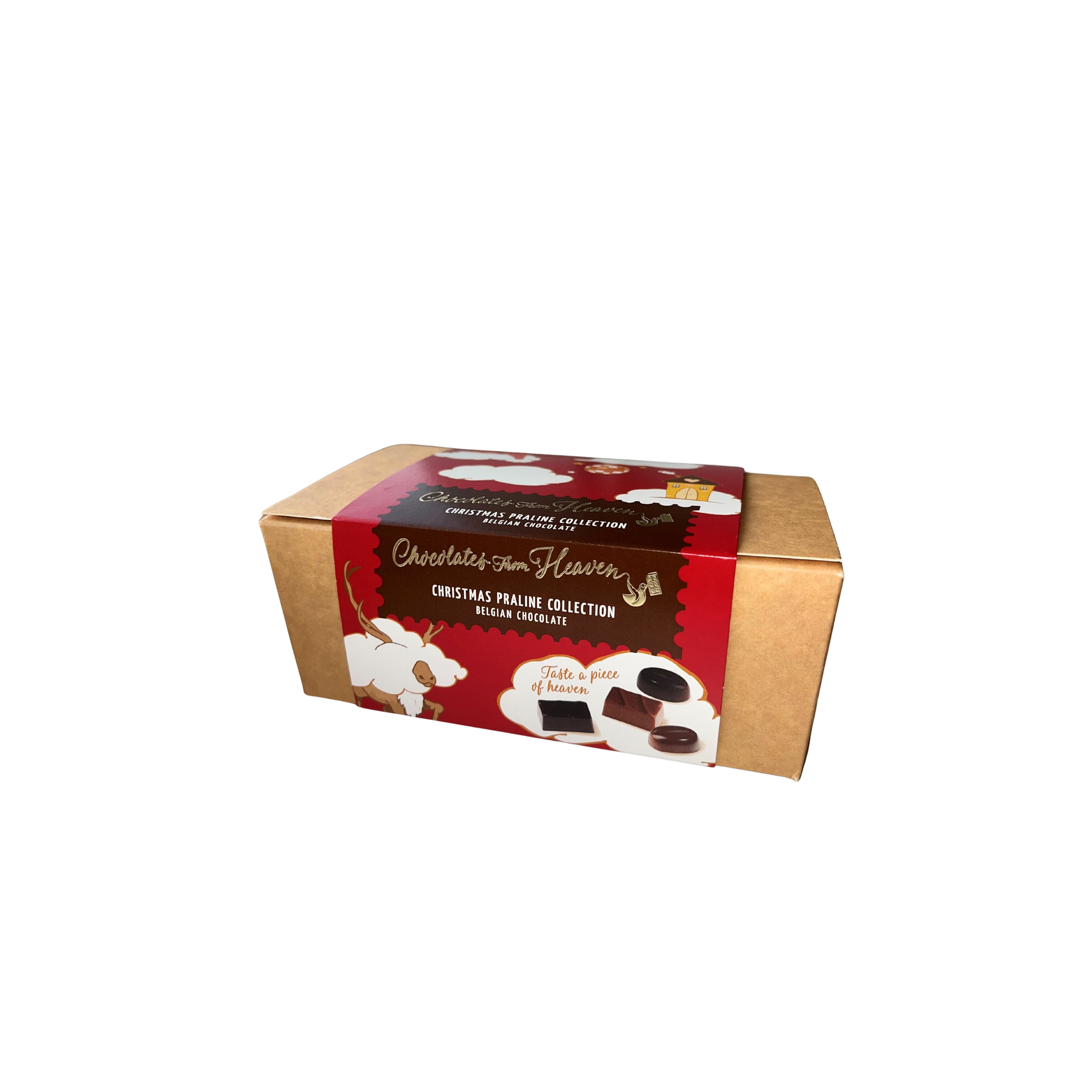 Chocolates From Heaven - Ballotin pralines BIO Christmas 170g